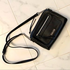 Kenneth Cole black leather cross body